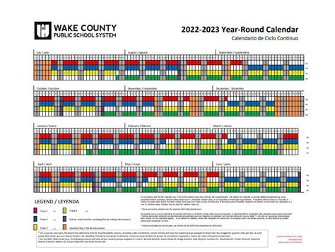 Wake County Schools Year Round Calendar 2025 - Schoolcalendars.net