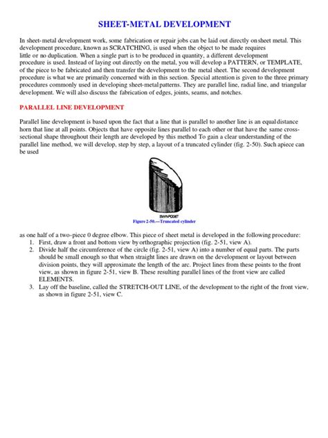 Sheet Metal Pattern Development 的图像结果