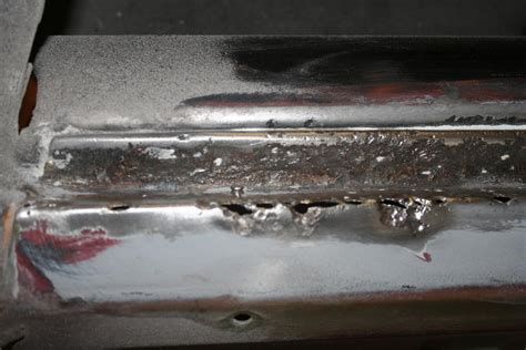 55 Chevy Rear Window Rust Repair 的图像结果