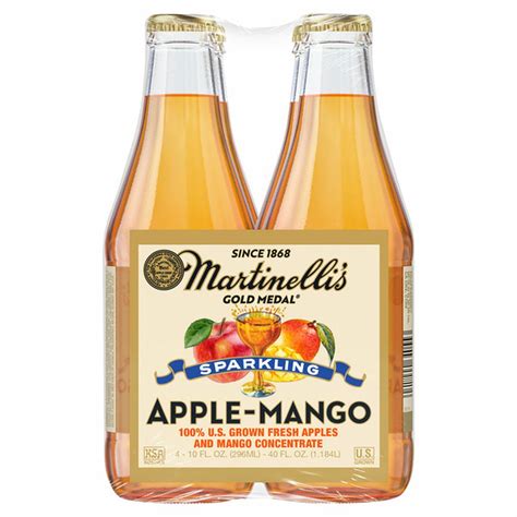 Martinelli's Gold Medal Sparkling Apple-mango Juice (10 fl oz) Delivery ...