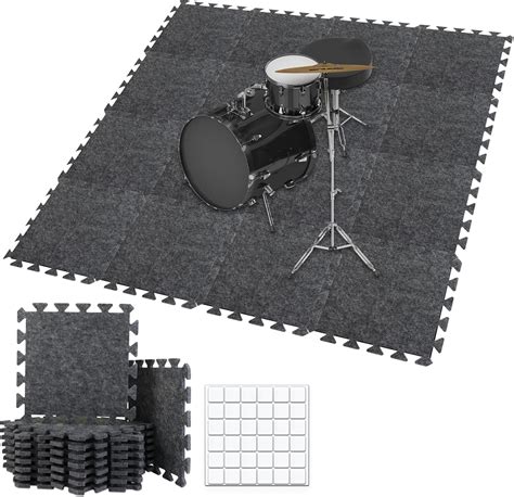 Amazon.com: TroyStudio Thick Sound Absorbing Interlocking Floor Mats ...
