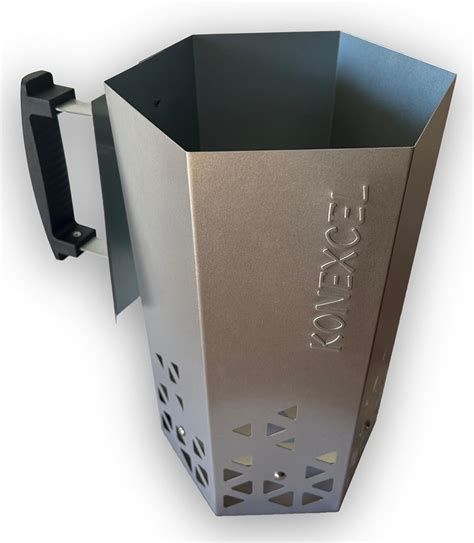 Amazon.com : Konexcel Heavy Duty Charcoal Chimney Starter, BBQ Chimney ...