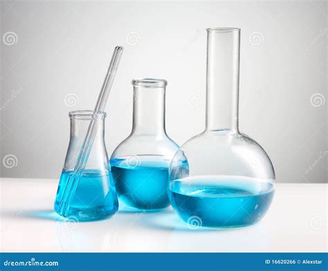 Chemistry Laboratory Glassware Stock Photo - Image of chemical, fluids ...