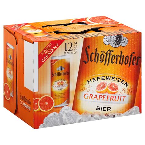 Schofferhofer Grapefruit Hefeweizen Beer 11 oz Cans - Shop Beer at H-E-B