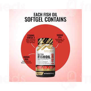 Musclexp Ultra Fish Oil Omega 3 Capsule 60 - Uses, Side Effects, Dosage ...