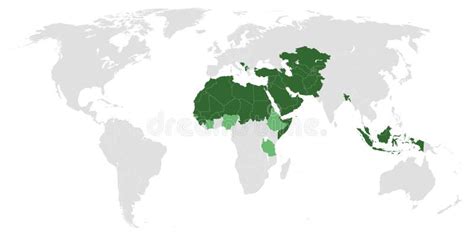 Islam Countries Map 的图像结果