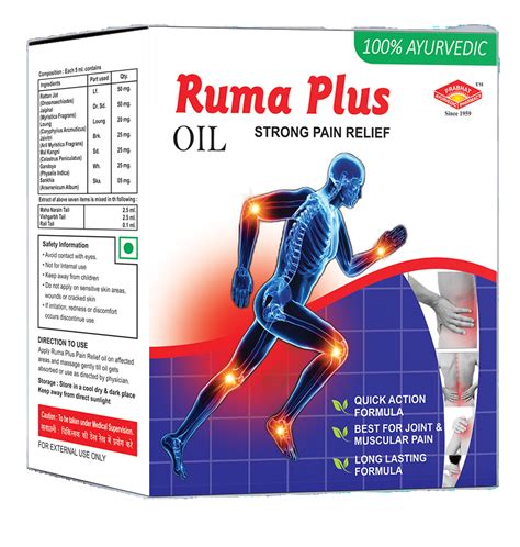 Get Natural Pain Relief with Ruma Plus Oil - Fast-Acting & Effective
