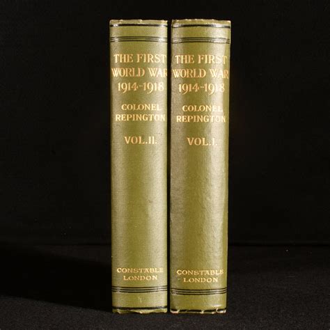 The First World War 1914-1918 by Charles a Court Repington: Very Good ...