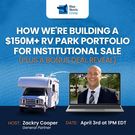 Here's a hard truth about the current RV park market: A lot of ...