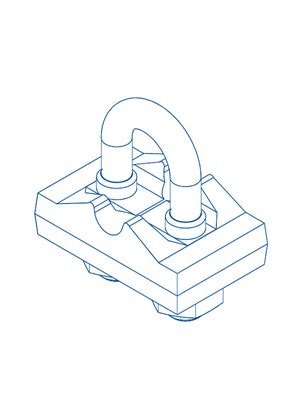 Emergency stop rope pull switches Preventa XY2C, clamp for cable - 3D ...