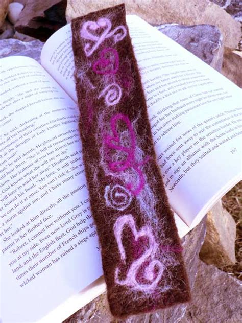 Image result for Felted Bookmarks