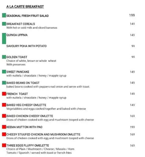 Menu at Arch Cafe - Kothapet, Hyderabad