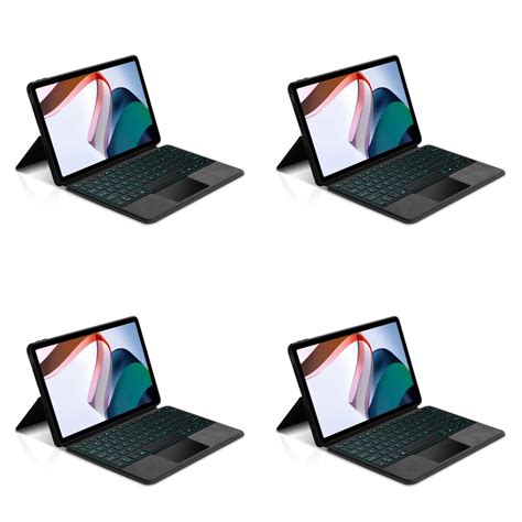 DUFDERIA Stylish and Protective Backlit Keyboard Case for Pad 10.6 inch ...