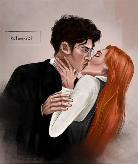 Lily Potter And James Potter Kissing