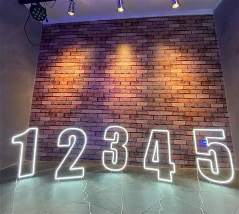 Image result for 0 Number Neon Sign