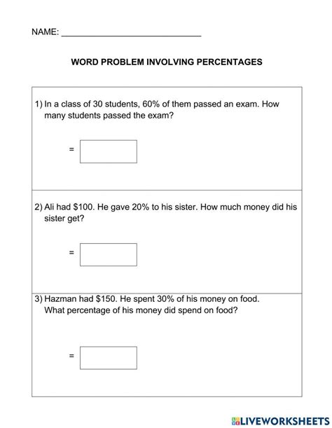 Image result for Percentage Math Problems