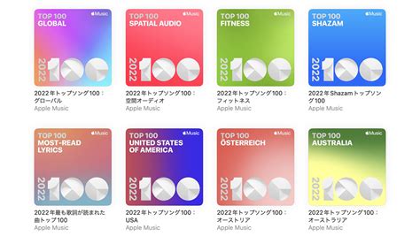 【ニュース】Apple Musicで2022年トップソング100プレイリスト公開。国別のほか、今年最もShazamされた曲や、最も歌詞が読まれ ...