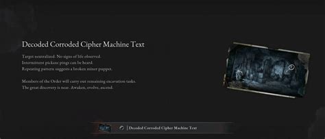 Image result for Corroded Cipher Machine Text