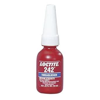 Loctite 135354 Blue 079340-24221-BO 242 Removable Thread Locker, 3/4 ...