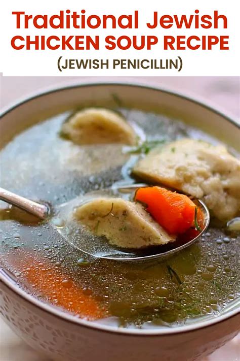 Jewish Chicken Soup with Matzo balls...The Real Jewish Penicillin ...