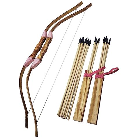 Adventure Awaits! Wood;Rubber Handmade Wooden Bow And Arrow Set ...