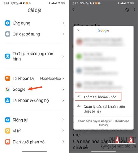thông tin tài khoản