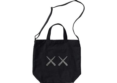 KAWS X UNIQLO WARHOL 2WAY TOTE BAG BLACK