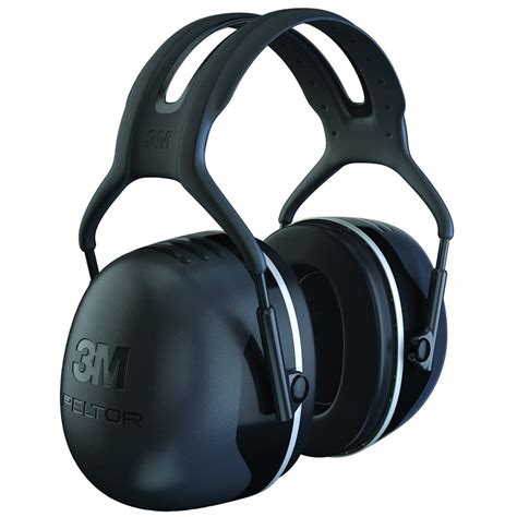 3M Peltor Wireless X5A X-Series Over-the-Head Earmuffs, (Black ...