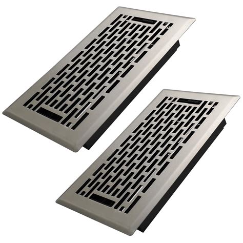 Howeall 4x8 Inches 2 Pack Heavy Duty Walkable Floor Register - Easy ...