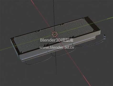 blender EKwebRGB 360冷排散热器3d模型素材资源免费下载-Blender3D模型库