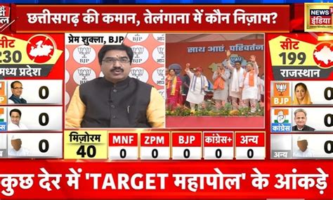 Exit Poll 2023: छत्तीसगढ़ की कमान, तेलंगाना में कौन निज़ाम? | Election ...