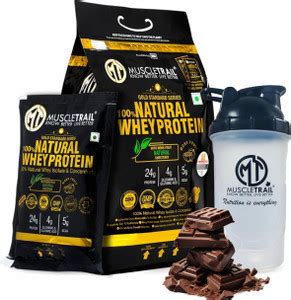 Muscle Trail Gold Standard Series |60 Pouches |Low Carb & Fat |Shaker ...