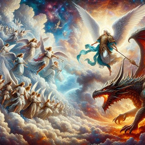 Revelation 12:7 Artwork | Bible Art