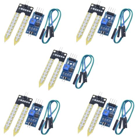 HiLetgo 5pcs LM393 3.3V-5V Soil Moisture Detect Sensor Soil Moisture ...
