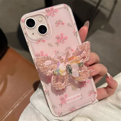 Blooming Diamond Butterfly Gripper Case – Peeperly