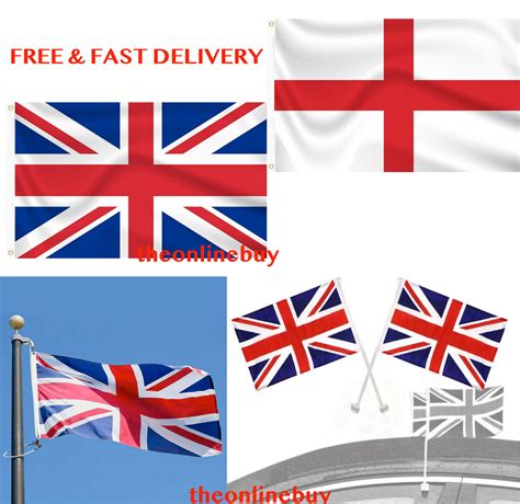 UNION JACK FLAG GREAT BRITISH FLAGS Hand St George | Ubuy India