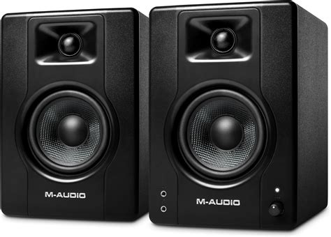 M-Audio Bx4 120-Watt Powered Rca, Auxiliary Studio Monitors / Desktop ...
