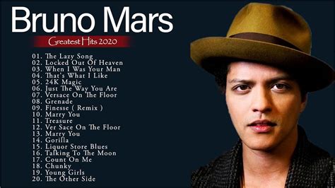Bruno Mars Greatest Hits Full Album 2021 Best Songs Of Bruno Mars 2021 ...