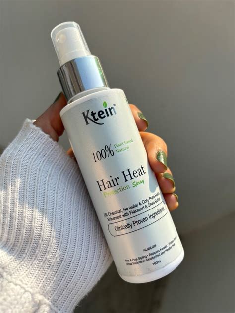 100% Plant based Natural Hair Heat Protection Spray 100ml : Amazon.in ...