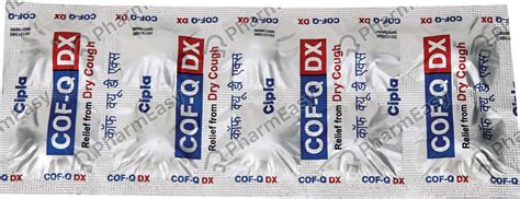 Cof Q Dx Strip Of 10 Tablets: Uses, Side Effects, Price & Dosage ...