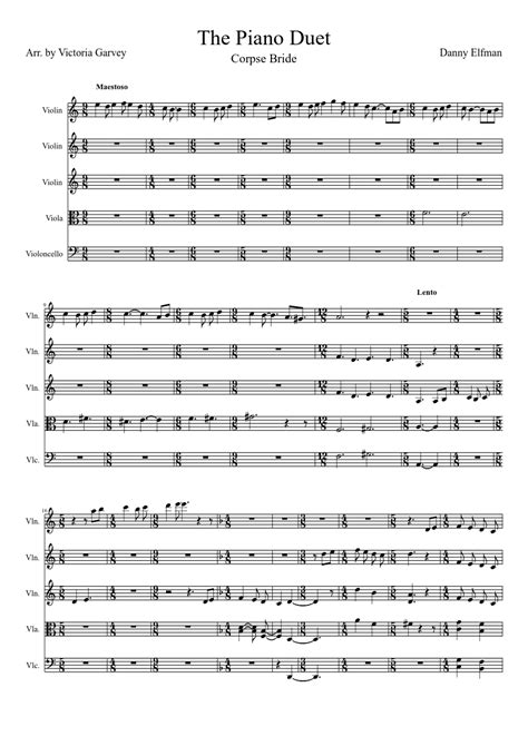 Image result for Corpse Bride Piano Sheet Music