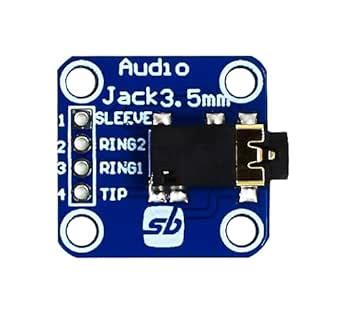 TRRS 3.5mm Audio Jack Breakout Headphone Audio Video Mp3 Jack Socket 3 ...