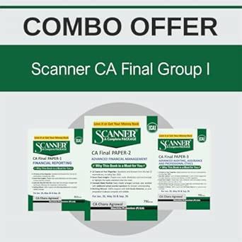Buy Scanner CA Final Combo | Group -1 Papers 1-3 | For Jan. 26, May 26 ...