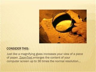 ZoomText Tutorial 的图像结果