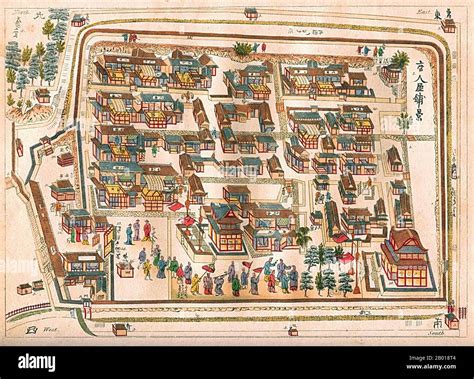 Edo Japan Map