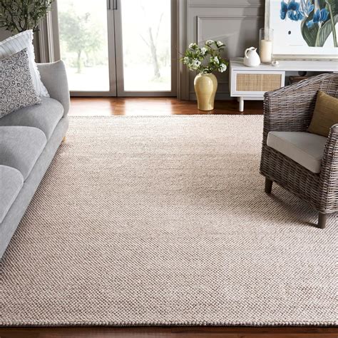 Amazon.com: SAFAVIEH Area Rug 8x10 - Natura Collection - Large - Beige ...