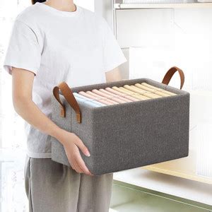 HomeZenix Garment Organizer Clothing Storage with Handles Foldable ...