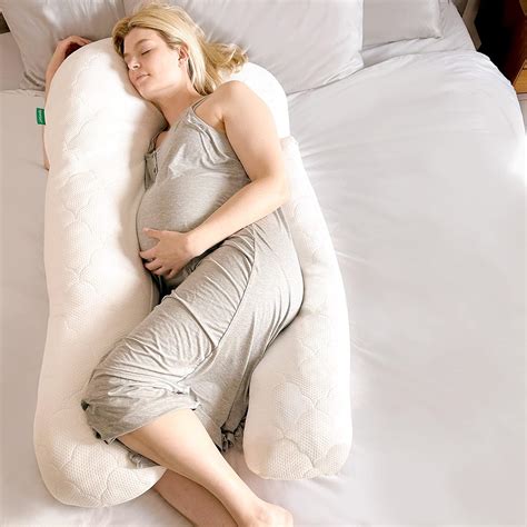 Amazon.com: Newton Baby New and Improved Premium Pregnancy Maternity Pillow with Cotton Surface ...