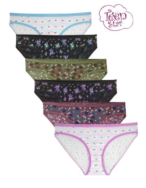 Buy BODYCARE 100% cotton Teenager Panties in Pack of 6-T-900-Assorted ...