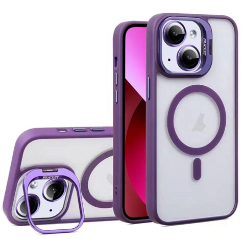U1 Invisible Lens Holder Acrylic + TPU MagSafe Magnetic Phone Case, Fo ...